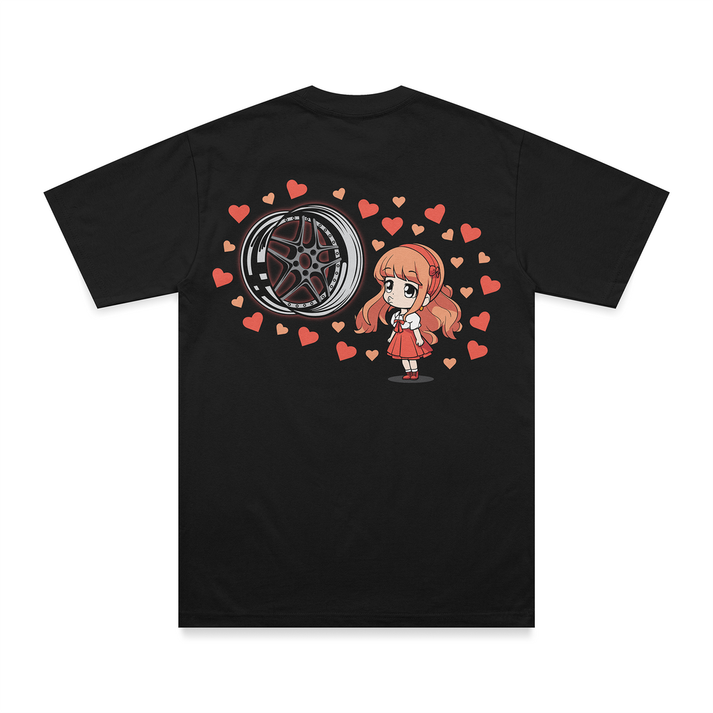 "Kiss on the lips" - Black Shirt