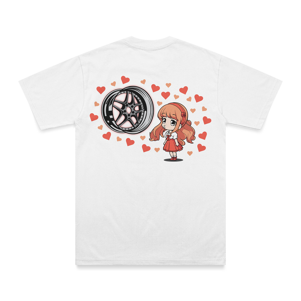 "Kiss on the lips" - White Shirt
