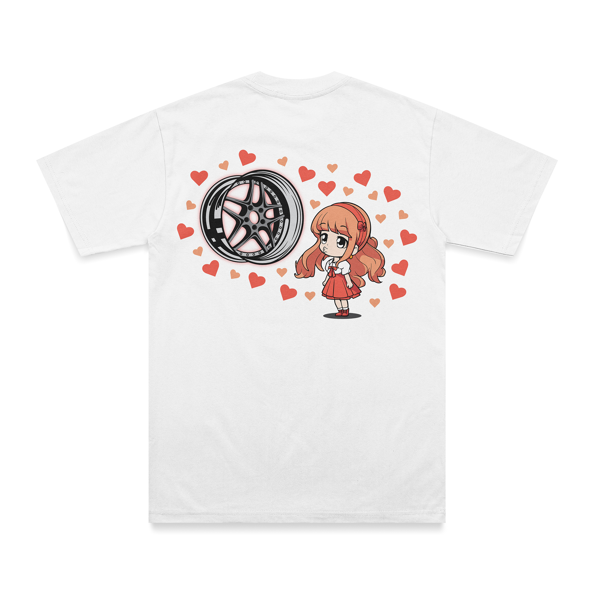 "Kiss on the lips" - White Shirt